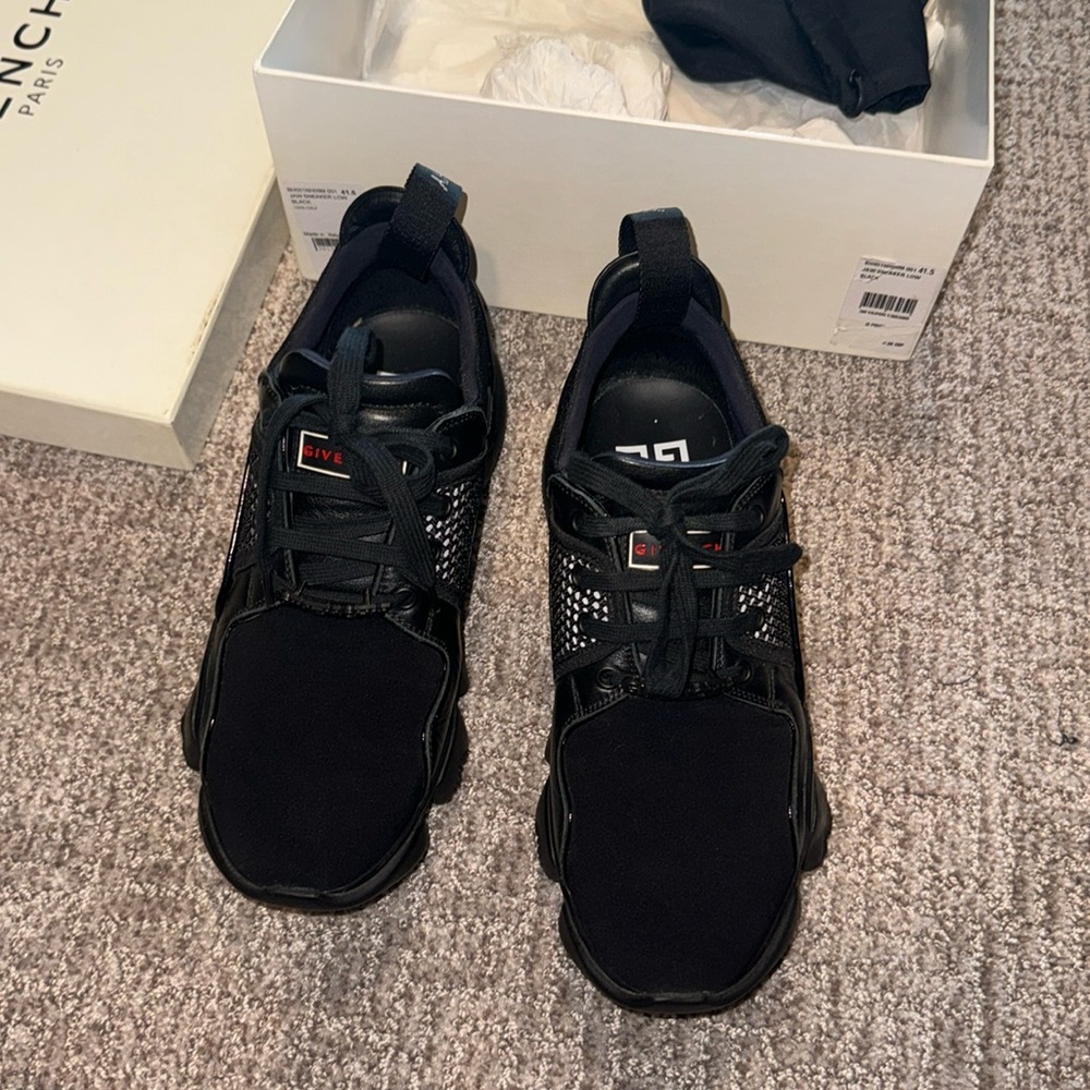 givenchy jaw sneaker low black size 41.5
